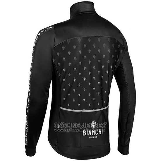 2019 Cycling Jersey Bianchi Milano Ft Black White Long Sleeve And Bib Tight